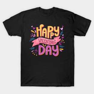 Happy velentines day big text T-Shirt